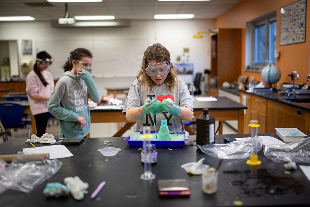 children in classroom